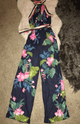 Floral Fly Jumpsuit