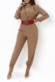 Brittoni Jumpsuit - Brown