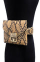 Snake Pattern Belt Bag