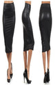 Leather High Waisted Skirt - Shop Celebrity Style Women's Clothing and accessories online  - Thirst Couture Boutique