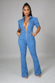 Full Effect Denim Jumpsuit