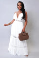 St. Tropez Maxi Dress - White