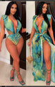 Tropical Bling Set Swimwear & cover