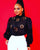 Black Swirl Top - Shop Celebrity Style Women's Clothing and accessories online  - Thirst Couture Boutique